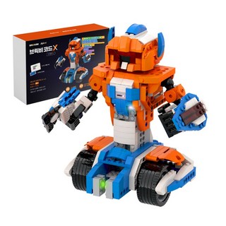 아피토 코딩로봇 브릭비 AP로봇X 초등학생 선물 장난감 생일선물 레고호환 코딩교육, 1개