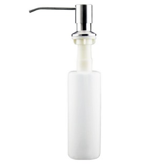 뉴키치 싱크대 세제 펌프 디스펜서 500ml 조립식 고정 리필 주방, 1개, 실버