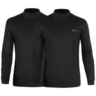 [1+1] 약기모 소프트 반목티 히트텍 스판 보온 발열 프리미엄원단 이너 반폴라 내복 등산복 작업복