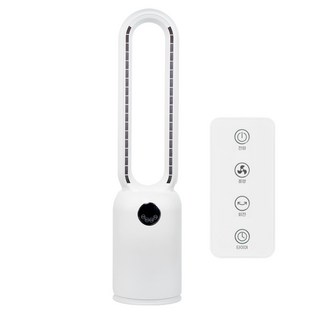 [독일브랜드] 2025년형 날개없는 선풍기 무풍 타워팬 리모컨 타이머 가정용 아이안심 인테리어 추천 저소음 스탠드형, 1개, 날개 없는 선풍기