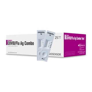 SD바이오센서 코로나 독감 인플루엔자A/B 3종 동시검사 진단키트 1박스, 25개, 3종콤보