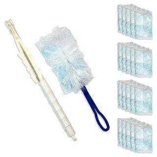 먼지포착 길이조절 먼지 털이개, 1세트