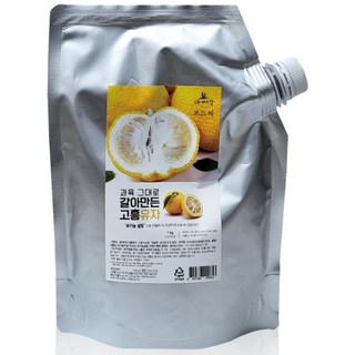 아빠랑 과육 그대로 갈아만든 고흥 유자 1kg, 1개