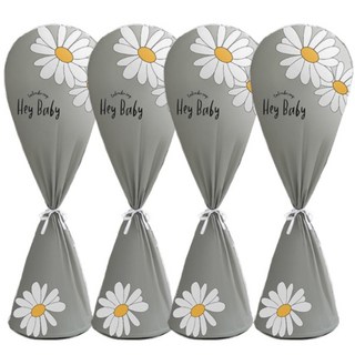 에쉬울프 데이지 스탠드 선풍기 커버 선풍기 보호 먼지 덮개 4개, 그레이