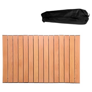 캠핑 웨건 카트 상판 접이식 야외 롤 테이블 (웨건 미포함), 1개, 우드