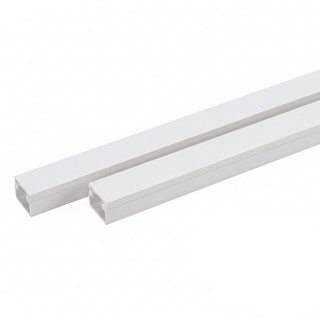 고래하우징 국산 사각몰딩 전선 쫄대 2호 4개, 화이트, 1개