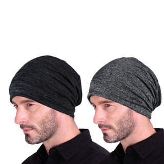 엘마운틴 사계절 주름 롱비니 1+1 보카시패턴 남자 여자 패션 비니 모자