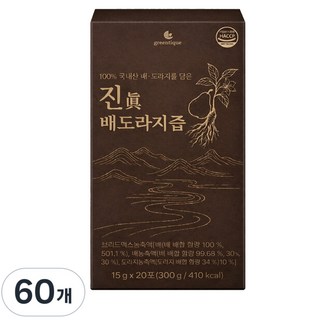 그리닉 진 배도라지 물에타지않는 원액 스틱, 60개, 15g