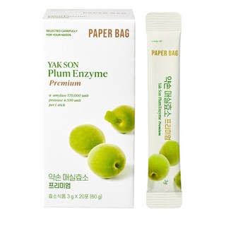 페이퍼백 약손매실효소 프리미엄 올인원효소, 60g, 1개