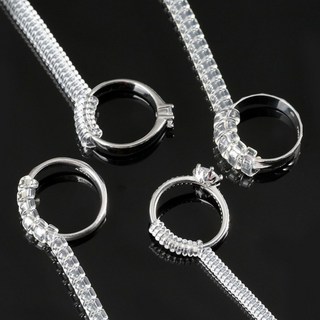 주니니몰 반지 사이즈 줄이기 4종세트 조절 링 스프링, 8개, 투명