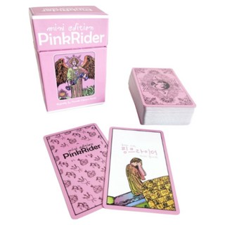 핑크 라이더 웨이트 타로카드 유니버셜 타로카드세트 정품 한글설명서 책 리딩북 포함, 핑크 라이더웨이트, 1개