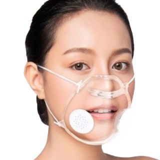 다용도 수영장 워터파크 어린이 성인 물놀이 마스크, F320 투명