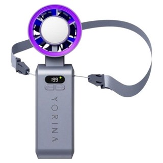 요리나 미니 저소음 급속냉각 휴대용선풍기 그레이