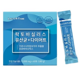 건강지음 유산균 다이어트 락토바실러스 가르시니아 모유유래유산균 체지방 감소 장건강 포스트 바이오틱스 식약처 인증 분말, 6개, 180g