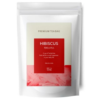 유리아 히비스커스 삼각티백, 1.2g, 100개입, 1개