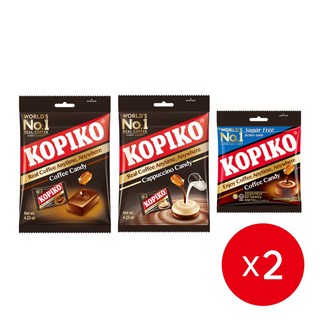 마요라 코피코 커피맛캔디 150g 2개 + 카푸치노맛캔디 120g 2개+ 슈가프리 75g 2개, 1세트, 690g