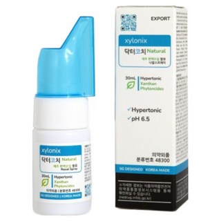 닥터코치 비강세정코스프레이 [공식판매채널] 이비인후과자문 의약외품 코막힘 코건조 코건강 케어 병원 약국판매 판매처 와이스마케팅판매, 1개