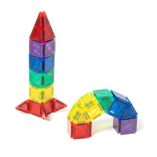 MiniMag Blocks 프리미엄 미니 자석 블럭 42pcs (틴케이스포함) - 열린 교구, 1세트, Rainbow