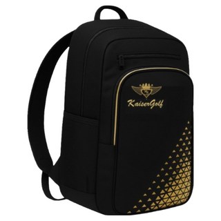 마쓰이 카이저 파크골프채 백팩 배낭 더블백 가방 그라운드 경량 열림방지지퍼 신발 다용도 포켓 수납가능, 1.검정