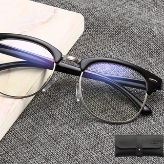 라스몰 블루라이트차단 추천 가벼운 반뿔테+ 케이스포함