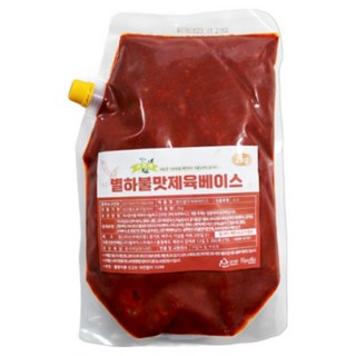 별하 불맛 불향 고추장 제육볶음 양념장 베이스 2kg 제육 찜닭 양념 소스 업소용 식당용, 1개