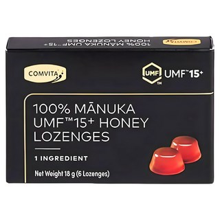 [본사정품] 콤비타 UMF15+ 마누카허니 퓨어 로젠지 100% 마누카 꿀캔디, 5박스, 18g