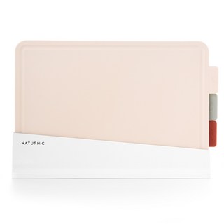 네이처닉 이지 인덱스 양면 도마 3P 세트, 1세트, 아이보리+버건디+그레이