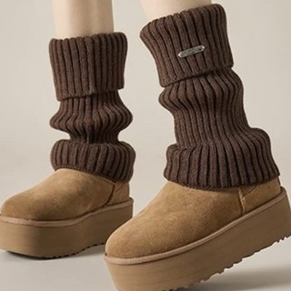 여성 두꺼운 니트 발가죽 가을겨울 니트 레그워머TT331