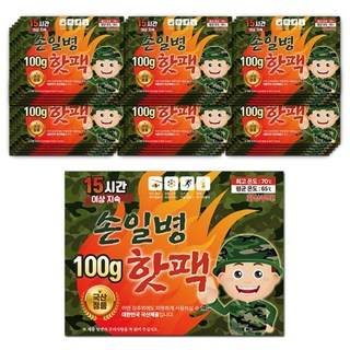 손일병 군용 포켓형 핫팩 100g x 40p + 파우치 세트, 1세트