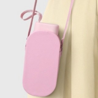 cliia 초경량 5단 암막 양우산 자외선차단 미니 우산 전용 파우치 포함 휴대용 양산