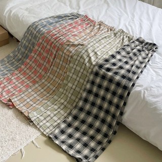 체크 파자마 잠옷바지 1+1