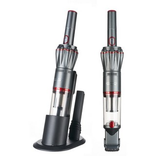 리빙조이 무선청소기 H1 PLUS 원룸 핸디형 차량용 청소기, 그레이