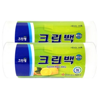 크린랩 롤백 17cm x 25cm, 미니(XS), 500개입, 2개