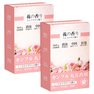 [1+1] 옷장방충제 천연 꽃향기 옷장탈취제 한번에 좀벌레싹옷장용 좀벌레퇴치제 곰팡이탈취제 좀벌레퇴치 서랍장용 옷장용 침구용 1년동안사용, 자연스러운 꽃 향기 96p+96p