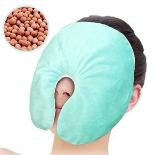 그린라이프 미네랄 황토볼 얼굴 찜질팩 눈 코 찜질 겸용, 1개