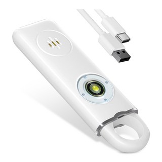 마이킵스 A2 130dB 3컬러 호신용 경보기 호신용품, 화이트, 1개