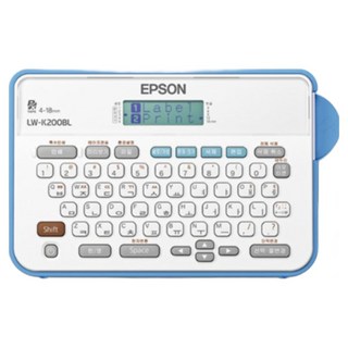 엡손 LW-K200BL 라벨프린터 12mm 라벨테이프 증정, 1개, LW-K200BL,사은품SC12RW(빨강용지검정글자)