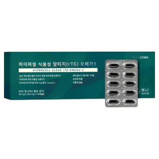 뉴트리코어 하이퍼셀 알티지 프리미엄 오메가3 rTG 혈행개선 눈건강, 2개, 150회분
