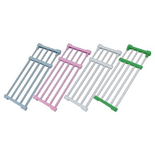 길이조절 압축선반 압축봉 옷장선반 욕실선반 주방선반, 1개, (특대)75-120cm 핑크