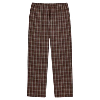 블링푸루 트라이 남자 여자 순면 선염기모 빅사이즈 9부파자마 홈웨어 주머니 수면 잠옷바지_J52