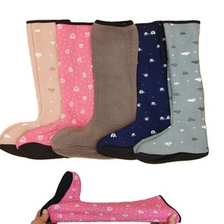 VIC 겨울버선 캐릭터 피치기모 종아리보호 장목형 2켤레 요양원 복지관 어르신 명절선물 덧신 겨울양말