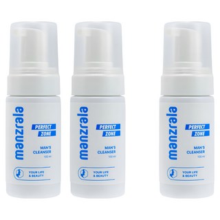 식용향료 맨즈랄라 퍼펙트존 남성청결제 남자 Y존 항문 사타구니 중심 세정 클렌저, 퍼펙트존 2+1, 100ml, 3개