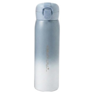 온레스트 원터치 그라데이션 보온 보냉 텀블러, 1개, 500ml, 블루