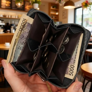 모아뎀 일본 엔화 동전 지갑 RFID차단 파우치