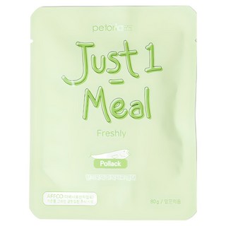 한끼뚝딱 전연령 강아지 수제 화식 사료 명태 [유통기한 임박 : 26.06.05], 황태, 80g, 1개