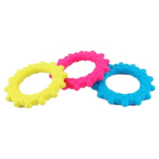 미오미아 태양링치발기 강아지장난감 치석제거 도깨비장난감 이갈이 애견장난감 펫토이, 1개, 색상랜덤
