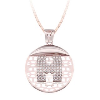 [혜성 주얼리] 리즐 럭셔리 이니셜 포인트 로즈골드 목걸이