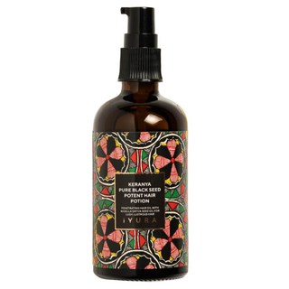 아이유라 케란야 퓨어 블랙시드 포텐트 헤어 포션 헤어 오일 (가는 모발 탈모 볼륨 강화 헤어 트리트먼트), 1개, 100ml