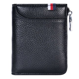 네미소 ZIP 소가죽 코인포켓 동전반지갑 신분증 카드 지폐 수납