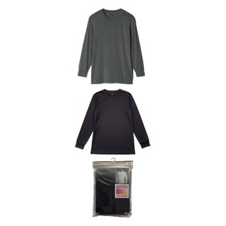 [일본직수입]유니클로 히트텍 크루넥T(9부소매) 남자용 데일리 브리니코 양말 증정